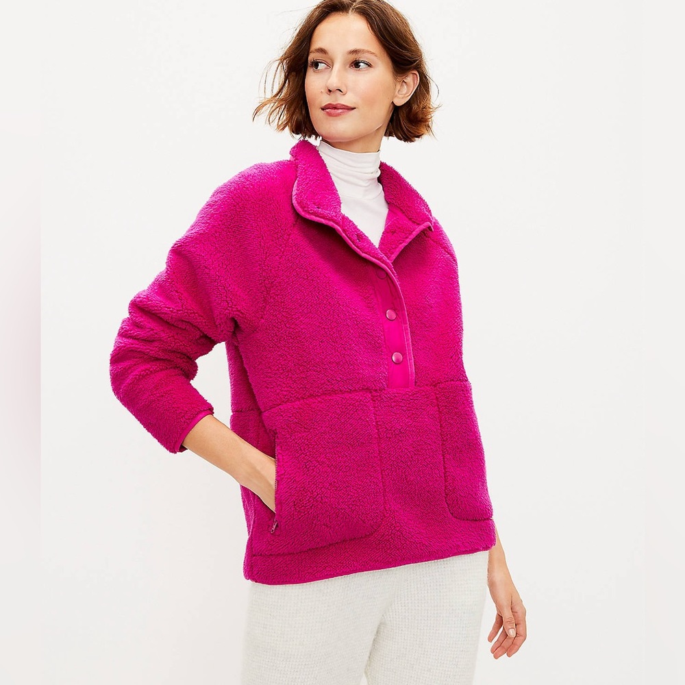 Lou & Grey Cozy Up Sherpa Jacket!